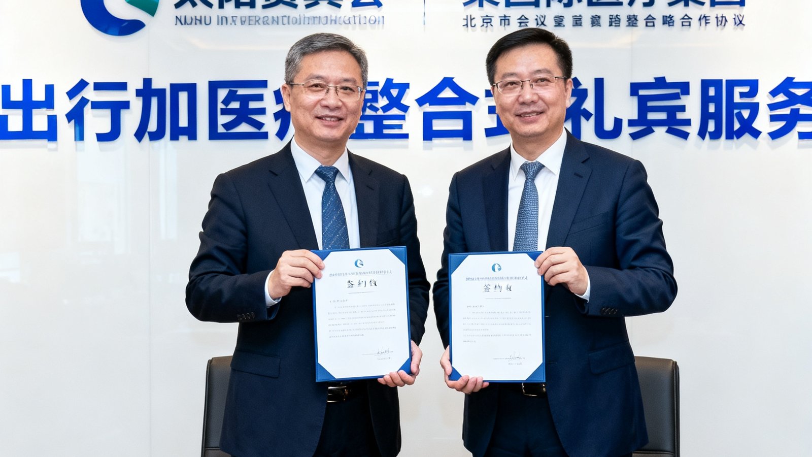 太阳贵宾会与某国际医疗集团在北京签署跨界战略合作协议，双方将共同为高净值客户提供出行加医疗的整合式礼宾服务。